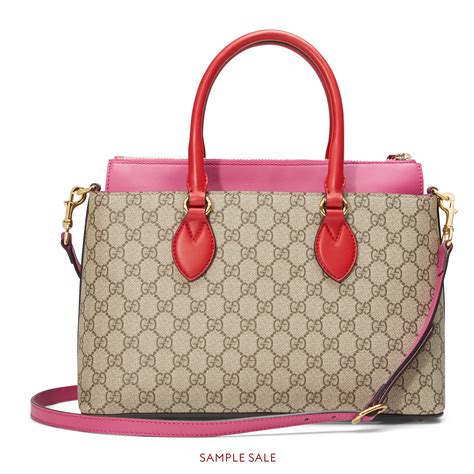 NEW/AUTHENTIC GUCCI 409534 GG Supreme Tote Handbag, 